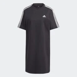 Adidas Abito Essentials 3-Stripes Single Jersey Boyfriend Tee Dress HR4923 9 Adidas Abito Essentials 3-Stripes Single Jersey Boyfriend Tee Dress HR4923 -FreedomSport adidas abito essentials 3 stripes single jersey boyfriend tee dress hr4923 3