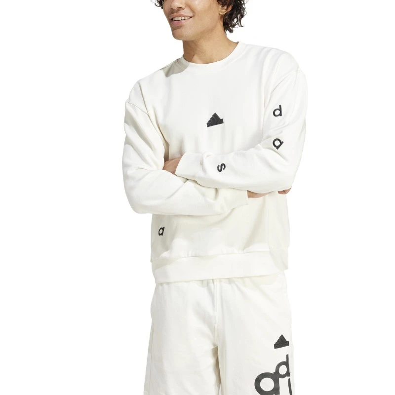 Adidas Felpa Embroidered Sweatshirt IS2036 4 Adidas Felpa Embroidered Sweatshirt IS2036 - immagine 4