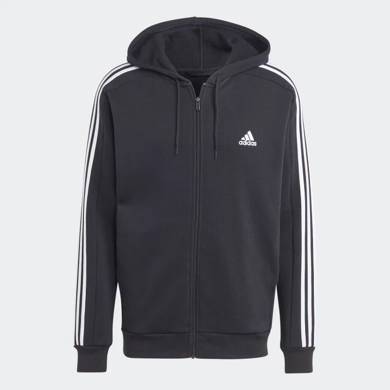 Adidas Giacca Essentials Fleece 3-Stripes Full-zip IB4029 2 Adidas Giacca Essentials Fleece 3-Stripes Full-zip IB4029 - immagine 2