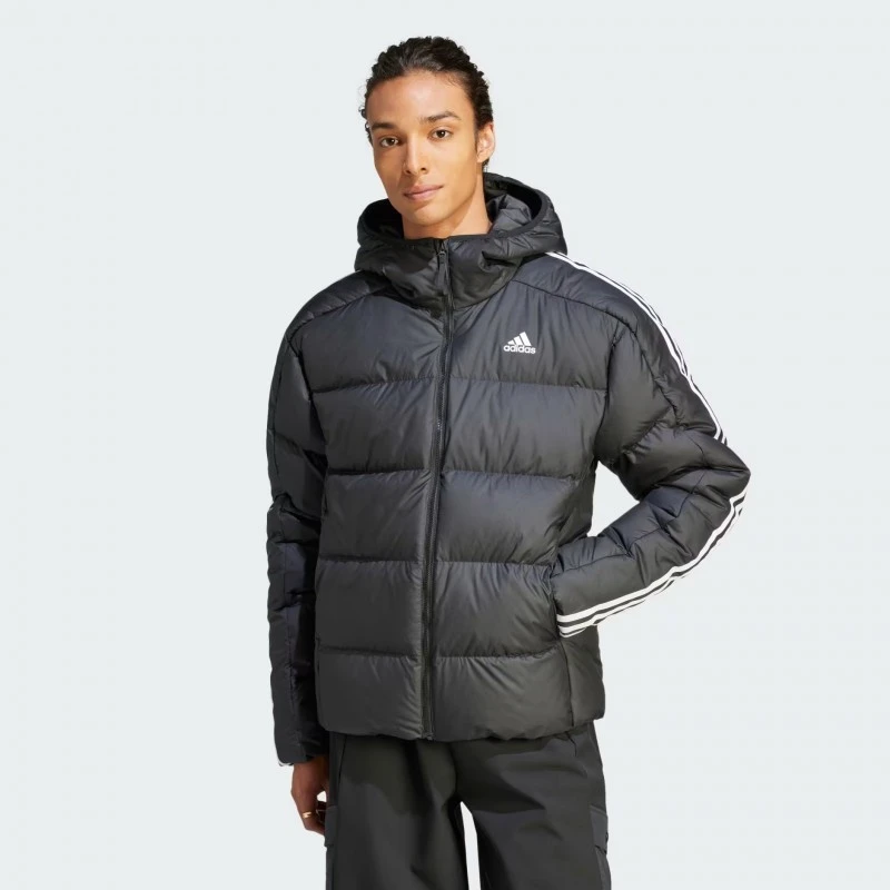 Adidas Giubbotto Essentials Hooded Down Jacket HZ4429 1 Adidas Giubbotto Essentials Hooded Down Jacket HZ4429