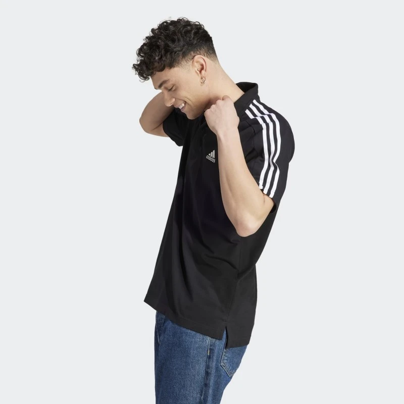 Adidas Polo Essentials Piqué Embroidered Small Logo 3-Stripes IC9310 2 Adidas Polo Essentials Piqué Embroidered Small Logo 3-Stripes IC9310 - immagine 2