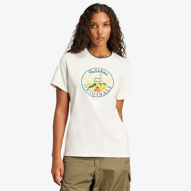 Adidas T-shirt Originals Trefoil Beach Club Loose JN6674 1 Adidas T-shirt Originals Trefoil Beach Club Loose JN6674