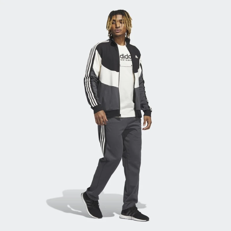 Adidas Tuta Track Suite Colorblock IC6754 3 Adidas Tuta Track Suite Colorblock IC6754 - immagine 3