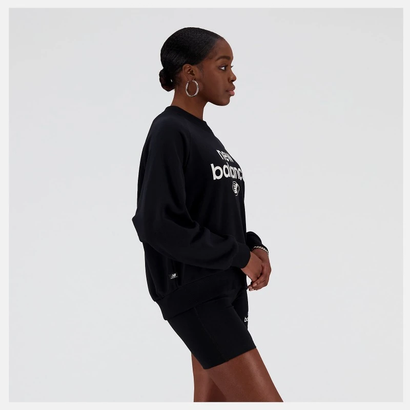 New Balance Felpa Essentials Reimagined Archive WT31508BK 2 New Balance Felpa Essentials Reimagined Archive WT31508BK - immagine 2