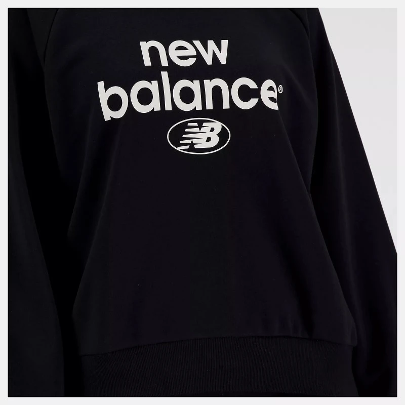 New Balance Felpa Essentials Reimagined Archive WT31508BK 4 New Balance Felpa Essentials Reimagined Archive WT31508BK - immagine 4