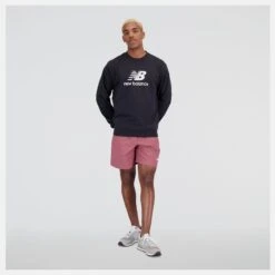 New Balance Felpa Essentials Stacked Logo Crewneck MT31538BK -FreedomSport new balance felpa essentials stacked logo crewneck mt31538bk 4