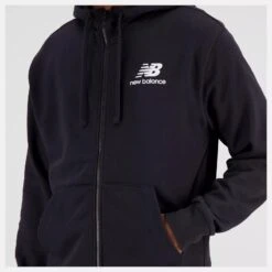 New Balance Giacca Essentials Stacked Logo French Terry MJ31536BK -FreedomSport new balance giacca essentials stacked logo french terry mj31536bk 3