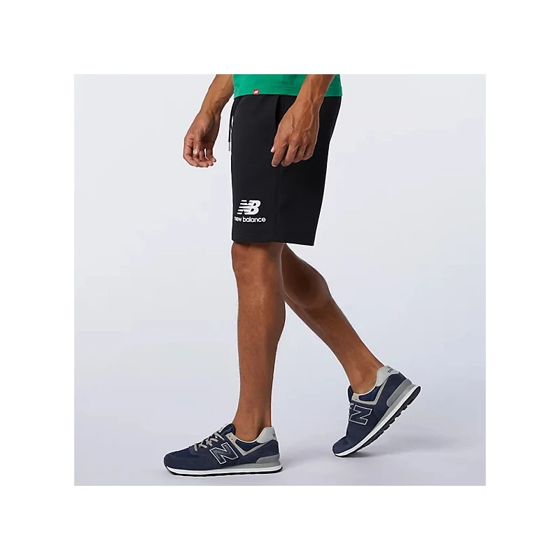 New Balance Pantaloncino Essentials Stacked Logo MS03558BK 2 New Balance Pantaloncino Essentials Stacked Logo MS03558BK - immagine 2