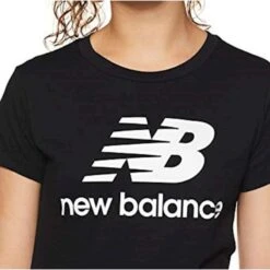 New Balance T-shirt Essentials Stacked Logo Tee WT91546BK -FreedomSport new balance t shirt essentials stacked logo tee wt91546bk 3