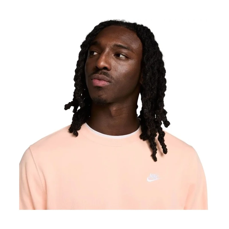 Nike Felpa Club French Terry Crew Sweat FN3888 664 3 Nike Felpa Club French Terry Crew Sweat FN3888 664 - immagine 3