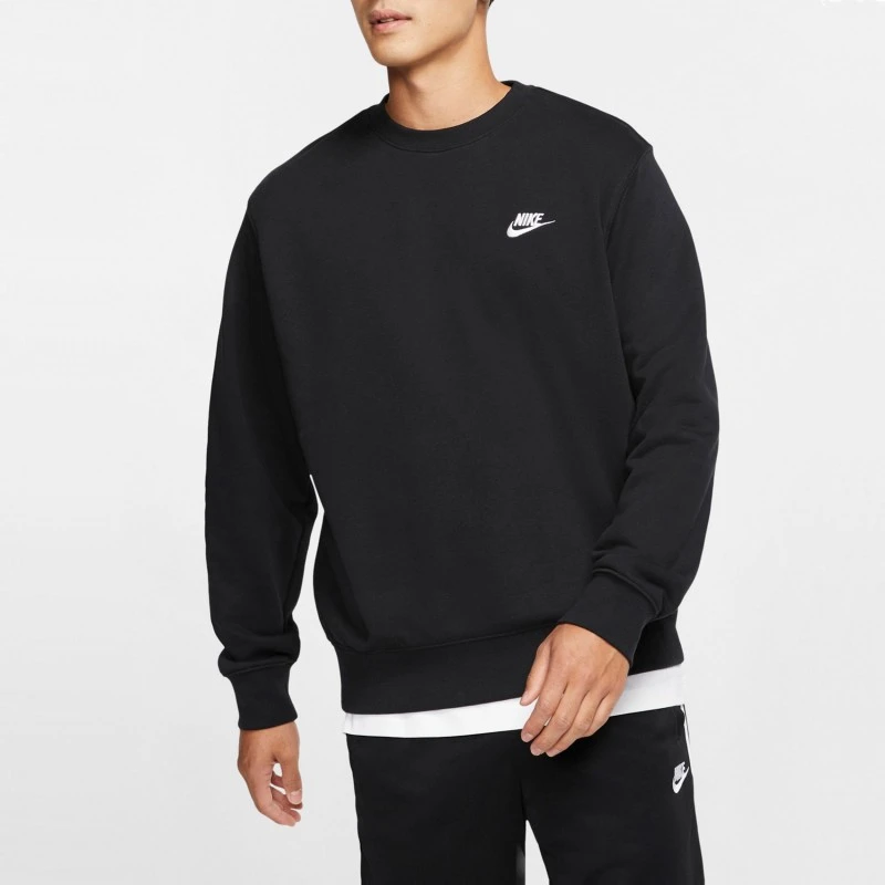 Nike Felpa Sportswear Club French Terry Sweatshirt BV2666 010 1 Nike Felpa Sportswear Club French Terry Sweatshirt BV2666 010