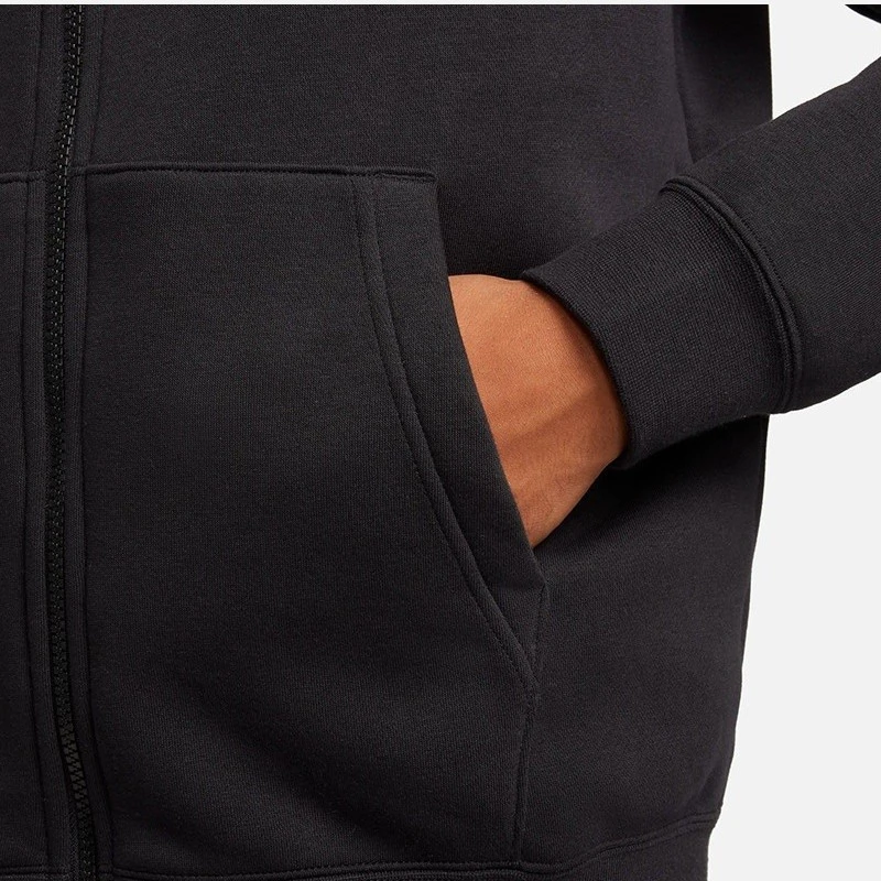 Nike Giacca Sportswear Fleece FZ Hoodie BB FQ8819 010 3 Nike Giacca Sportswear Fleece FZ Hoodie BB FQ8819 010 - immagine 3