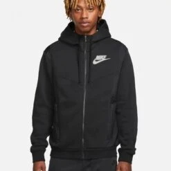 Nike Giacca Sportswear Hybrid Hoodie Fleece FZ DO7228 010
