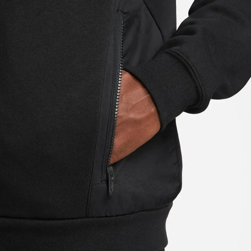 Nike Giacca Sportswear Hybrid Hoodie Fleece FZ DO7228 010 4 Nike Giacca Sportswear Hybrid Hoodie Fleece FZ DO7228 010 - immagine 4